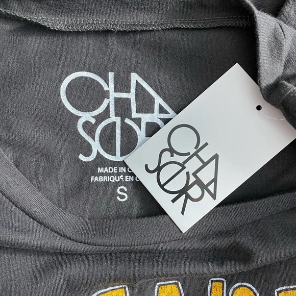 Chaser Wild Child Charcoal Graphic Tee T-Shirt‎ - Picture 8 of 9